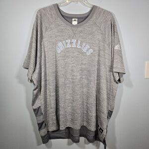 Adidas Memphis Grizzlies Short Sleeve Gray T-Shirt Men’s 4XL NBA Basketball‎